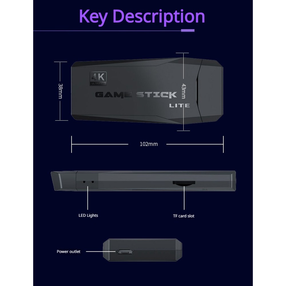 Console Portatile 4K per Gioch - Console Retro Gaming Portable recensione e prezzo